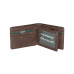 Men's Men Slim Wallet with Center Passcase