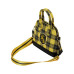 Men's and Women's Harry Potter Hufflepuff Varsity Plaid Crossbody Bag