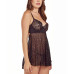 Women's Glitter and Lace Lingerie Set, 2-Piece Set