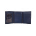 Men's Logo Rubber Leather Trifold Wallet