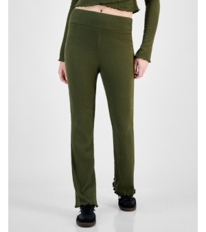 Planet Heart, Juniors' Rib-Knit Flare Leggings