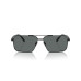 Iconic Plaque Rectangle Men's Sunglasses, PR A57S