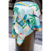 Double Sided Wool Silk Scarf Of Tropical Breeze