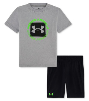 Under Armour, Toddler & Little Boys Logo Graphic T-Shirt & Shorts, 2 Piece Set