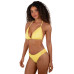 Juniors' Macrame Bikini Top & Hipster Bottoms