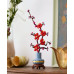 Icons Plum Blossom Flower Décor Display Set for Office Décor 10369 Building Set, 327 Pieces