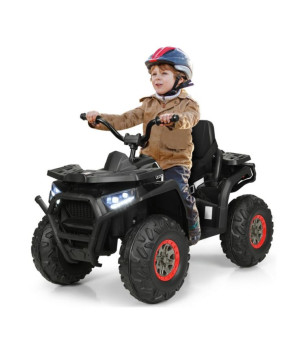 SUGIFT, 12V Kids Electric 4-Wheeler ATV with 2 Speeds and LED Lights