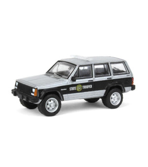 Greenlight, 1/64  Jeep Cherokee, North Carolina HWY Patrol, Hot Pursuit