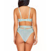 Women’s 2PC Lingerie Set Patterned with Lace, Mesh and Bows Accents