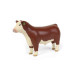 1/16 Hereford Show Bull with Nose Ring