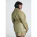 Plus Size Croc Faux Leather Jacket