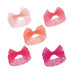 Color: Periwinkle yellow pink coral