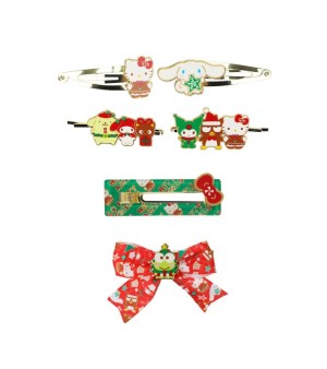& Friends Christmas 6-Piece Hair Clip Set