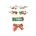 & Friends Christmas 6-Piece Hair Clip Set