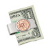 Men's French Marianne Five Cent Euro Coin Money Clip