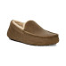 Men's Ascot Leather Plush-Lined Slipper