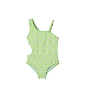 Andy & Evan, Floral Print Textured Swimsuit