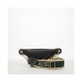 Chest Sling Bag Shoulder Sling Bag Small Black Handbag Leather Crossbody Sling Bag