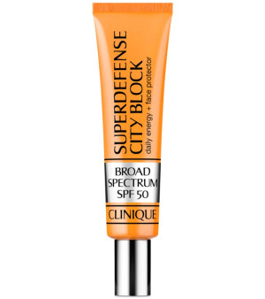 Clinique, Superdefense™ City Block Broad Spectrum SPF 50 Daily Energy + Face Protector, 1.3 oz.