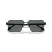 Iconic Plaque Rectangle Men's Sunglasses, PR A57S