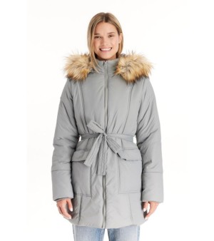 Modern Eternity Maternity, Maternity Rachel - 3 in 1 Coat With Belt