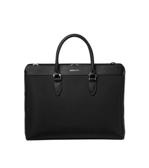 MAVERICK & CO., Men's Alpha Leather Trimmed Briefcase