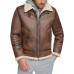 Men's Classic Faux Shearling B-3 Bomber Jacket
