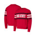 '47 Men's Scarlet Ohio State Buckeyes Coaches Collection Pullover Sweatshirt