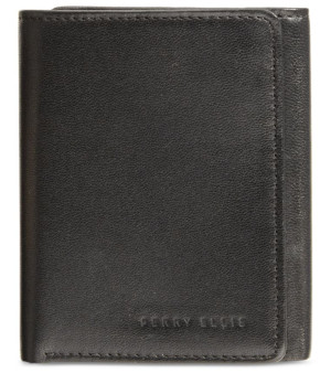 Perry Ellis Portfolio, Men's Leather Gramercy Slim Trifold Wallet