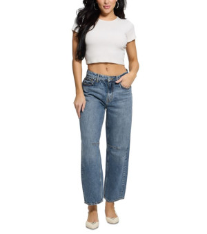 GUESS, Women's High-Rise Relaxed Barrel-Fit Jeans