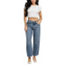 Women's High-Rise Relaxed Barrel-Fit Jeans
