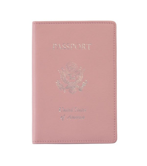 ROYCE New York, Men's Foil Stamped RFID Blocking Passport Case