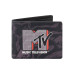 Men's LOGO Bifold Wallet, Slim Wallet with Decorative Tin for Men and Women