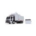 1/25 White Mack LR Garbage Truck w/ McNeilus Meridian Loader & Dumpster
