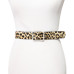 Animal Print Panel Belt