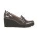 Color: Grey Faux Patent