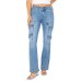 Juniors' Bootcut Cargo Jeans