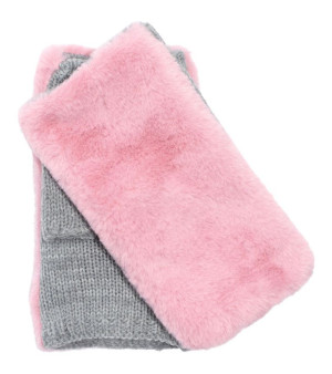 Echo 23, Faux Fur Fingerless Gloves