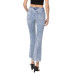 Women's High Rise Cropped Flare Jeans