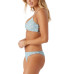 Juniors' Saltwater Essentials Printed Cross-Back Bikini Top & Flamenco Bikini Bottoms