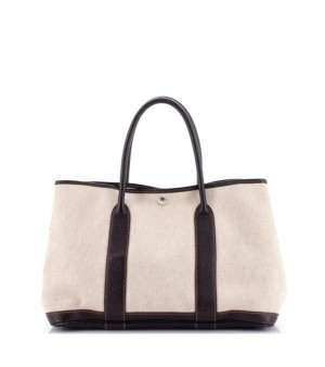 Pre-Owned HERMÉS, 36 Garden Party Tote Toile and Leather