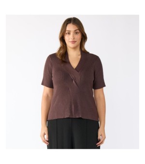 ESTELLE, Barony Twist Front Sweater