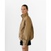 Women's Gathered Hem Cotton Parka Jacket