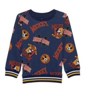 Mickey Mouse, Toddler and Little Boys Printed Fleece Sweatshirt