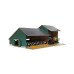 1/32 Farm Machinery Two-Bay Shed with Cow Barn