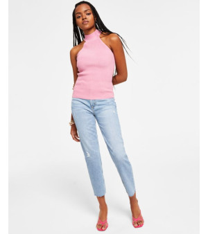 GUESS, Women's FRAYED MOM JEANS