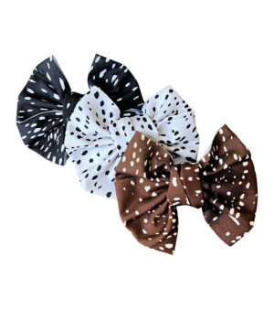 Headbands of Hope, Baby Girl Bow + Headband Set - Fawn