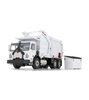 First Gear Inc, 1/34 White Peterbilt Model 520 with Wittke Front Loader & Dumpster