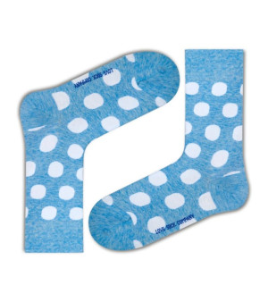 Love Sock Company, Big Polka Cotton Polka Dots Crew Socks