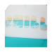 Chill Beach Vibes White & Aqua Foam Trucker Hat